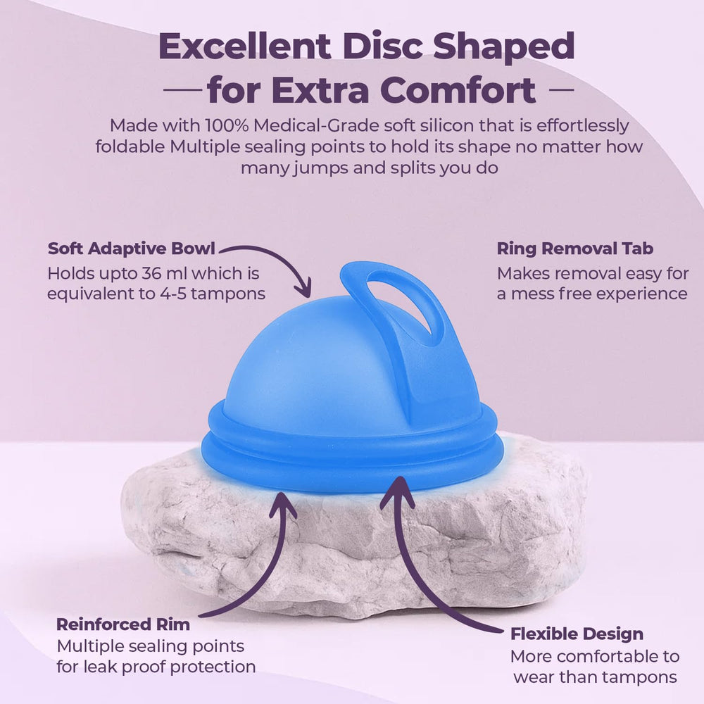 WE KEEO medical-grade silicone disc is BPA-free and latex-free for sensitive skin.