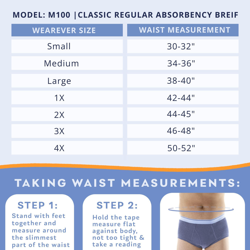 Wearever absorbent pad inside view highlights regular absorbency capability.