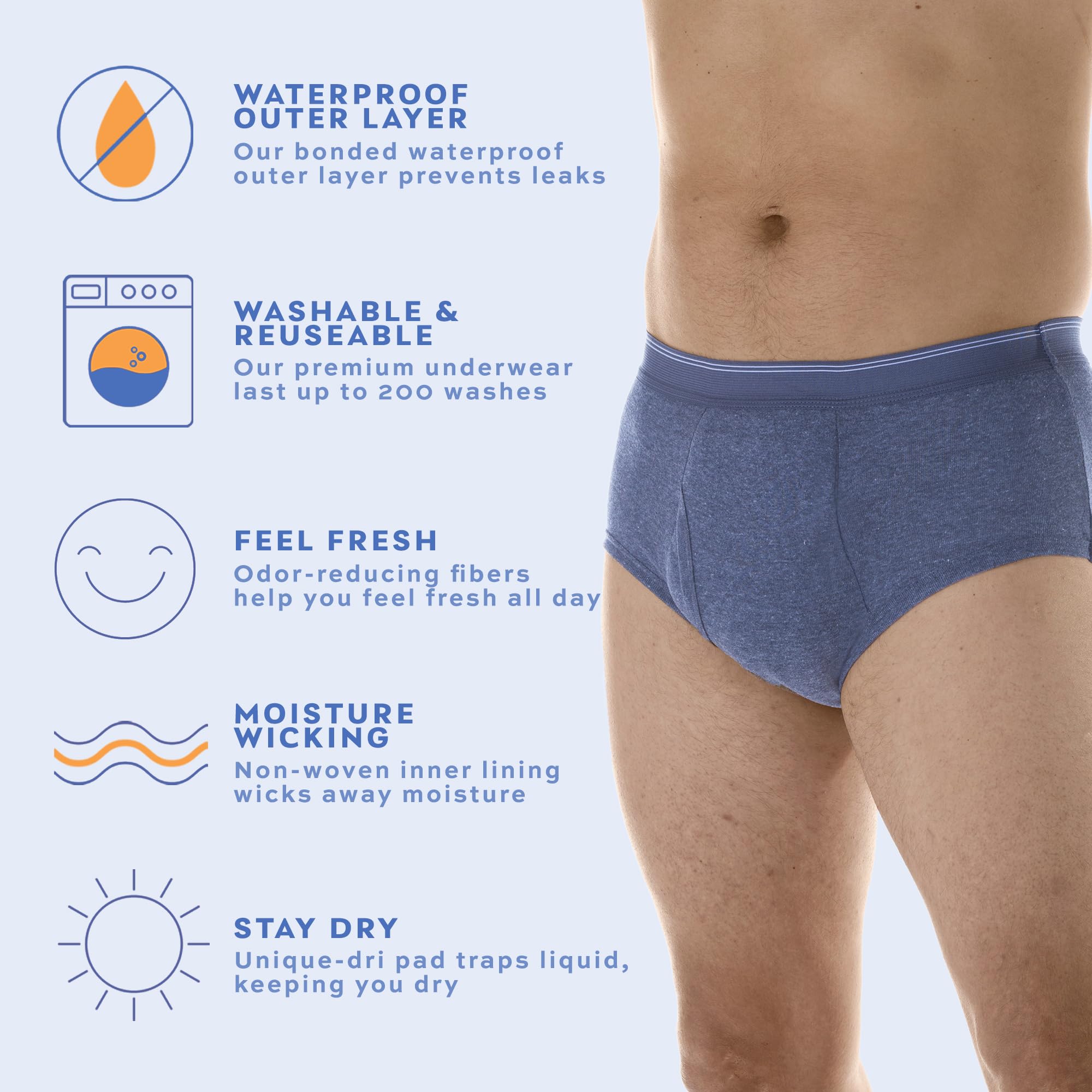Wearever waistband side view showing flexible fit under clothing