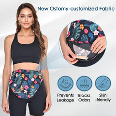 Wearwan Hibiscus XL belt with adjustable Velcro closure for a secure fit