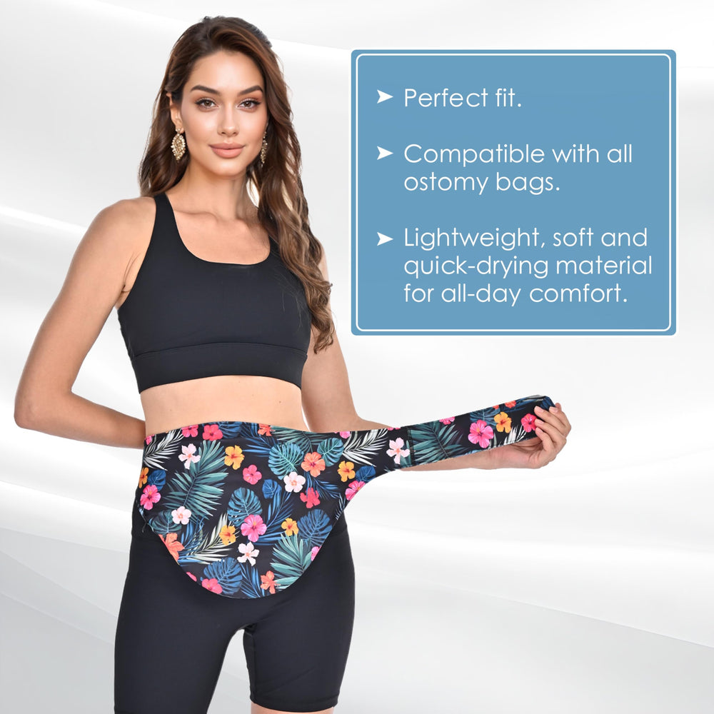 Wearwan Hibiscus XL belt worn during sports for extra support