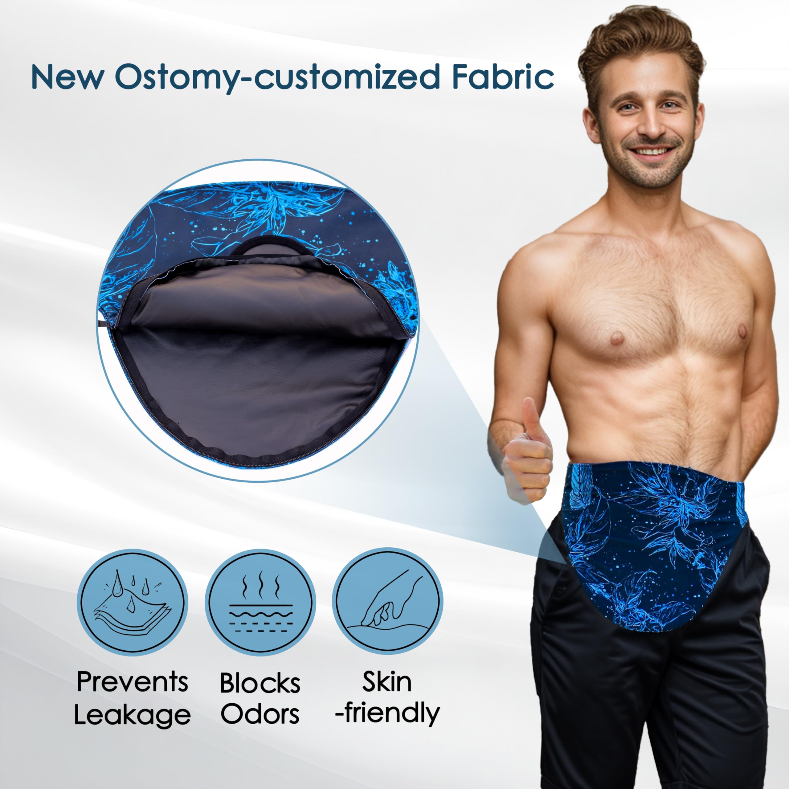 WearWan discreet-fit belt keeps the bag tucked securely during activity.