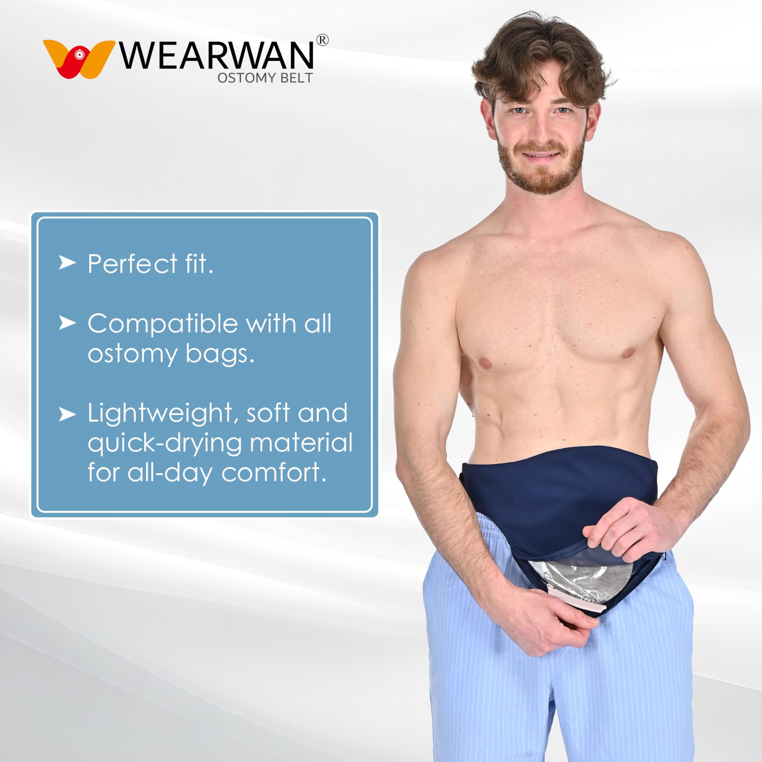 WearWan Ostomy Belt offers odor-control for confident outings.