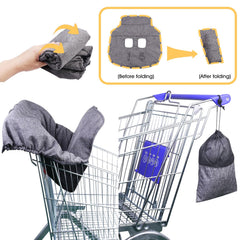 WedFeir grey cover with breathable fabric enhances baby comfort.