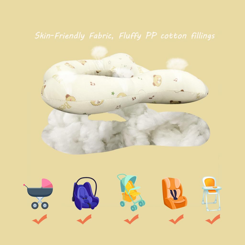 Wedfull 0-1 year old baby support pillow keeps little heads cozy