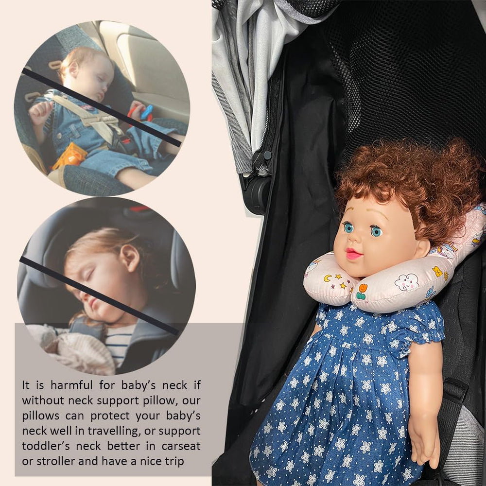 Wedfull 25cm pillow size fits most car seats and strollers.