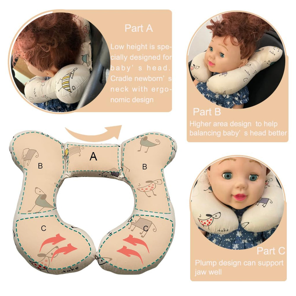 Wedfull PP cotton fill cushions neck and spine for cozy rests