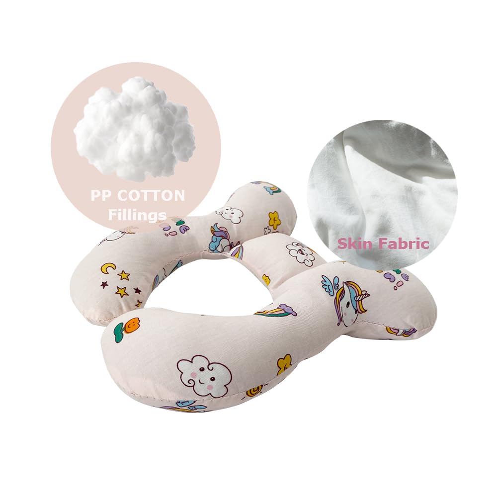 Wedfull neck pillow for stroller keeps little head aligned on smooth rides.