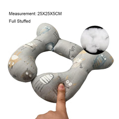 Wedfull car-seat pillow in soft cotton for cozy car rides.