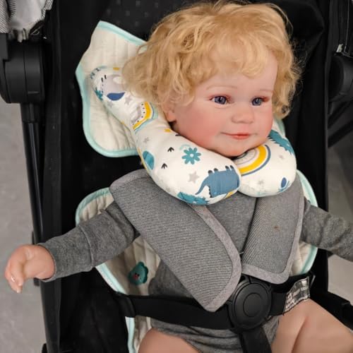 Wedfull Dinosaur pillow promotes head and neck alignment for babies.