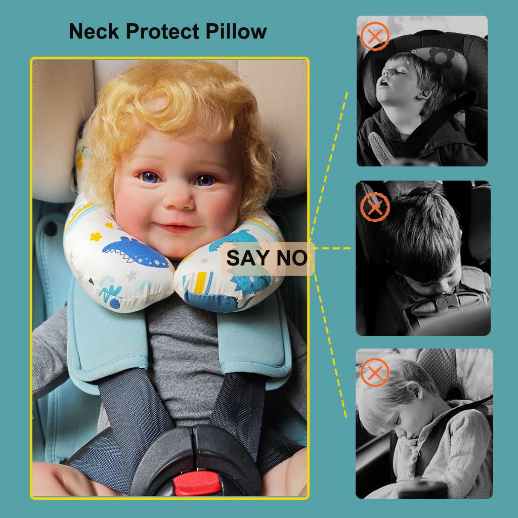 Wedfull Dinosaur neck opening measures 8 cm for secure fit.