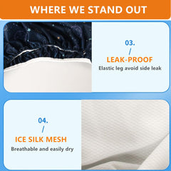 WEEOATAR adjustable-snaps diaper offers a secure, personalized fit.