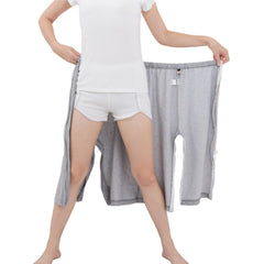 WEEOATAR bedridden pants with side zip for easy dressing and privacy.