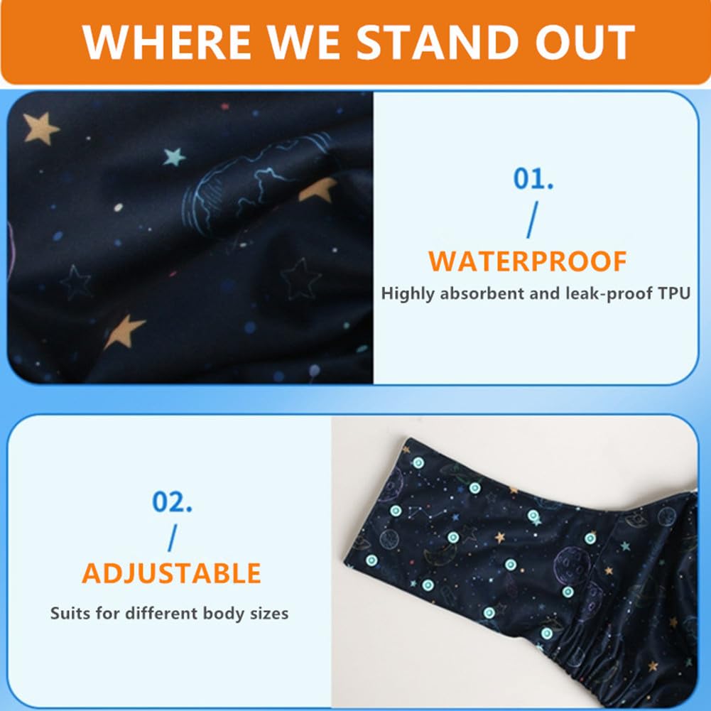 WEEOATAR TPU waterproof outside for leak protection and smooth care.