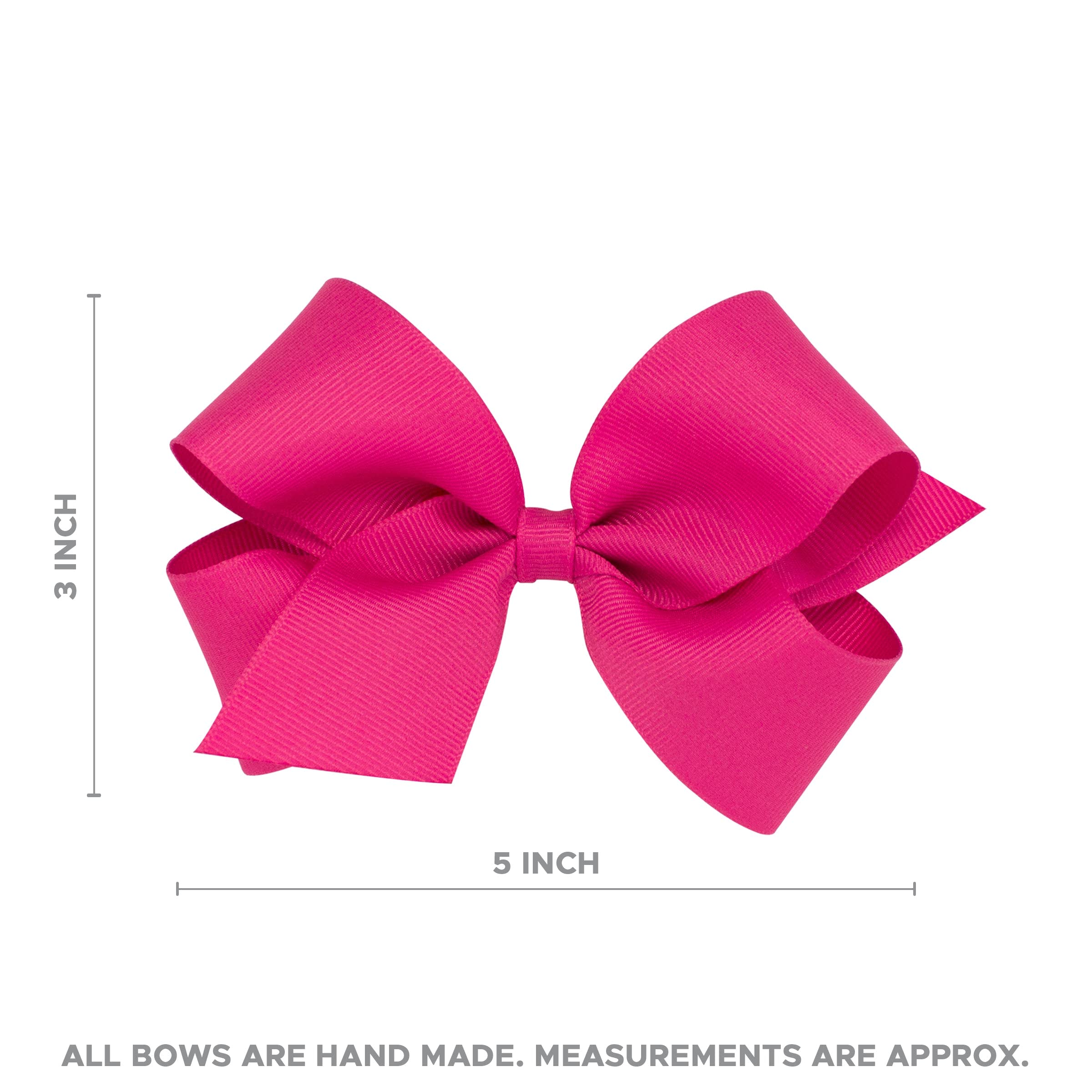 Wee Ones white bow with organza overlay displayed on WeeStay clip for everyday outfits
