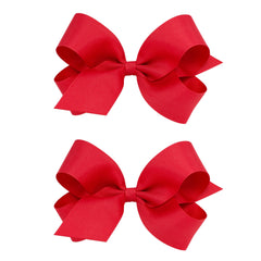 Wee Ones girls bows with a no-slip clip secure hair during active play.