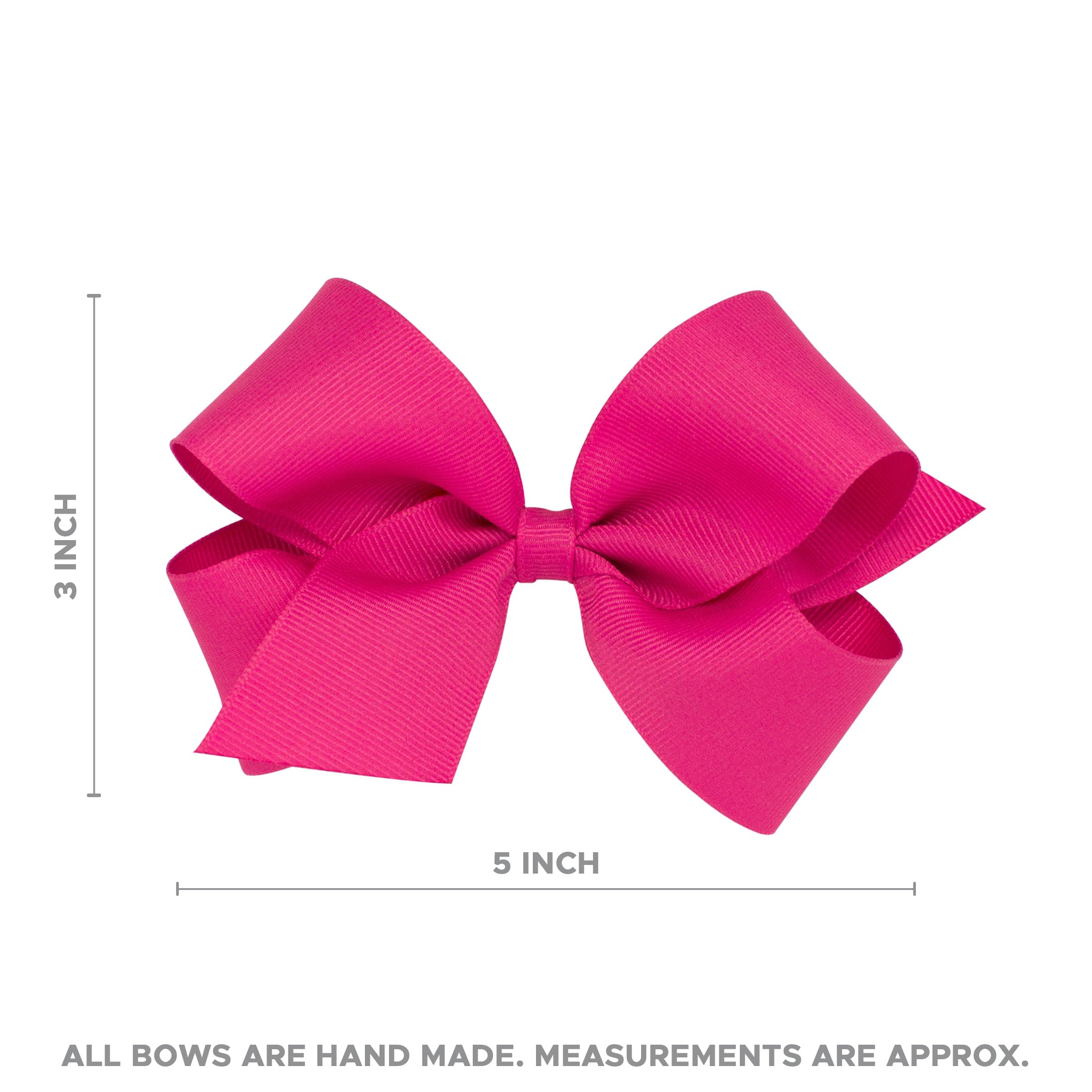 Wee Ones seersucker overlay bow white, side view for playful yet refined style.