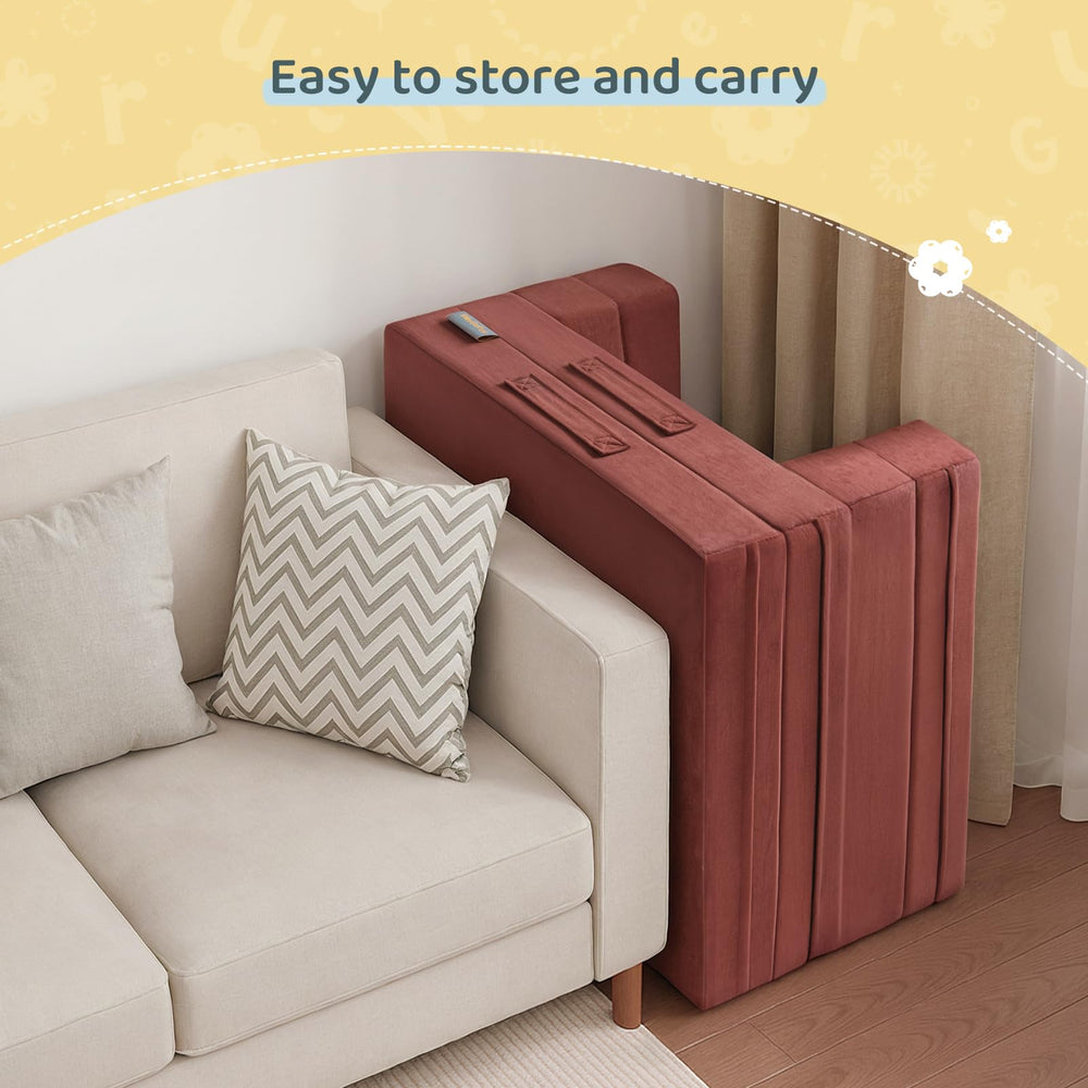 WeeGuruu stain-resistant flocking fabric keeps looks after spills.