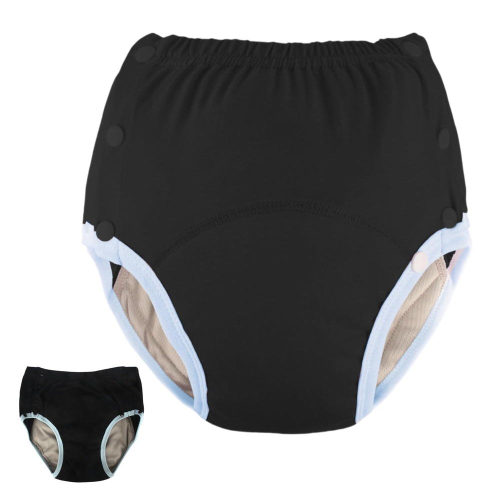 WEEOATAR adult cloth diaper with side buttons for easy wear and removal.