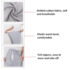WEEOATAR bottom-zipper pants for quick changes and privacy.