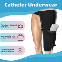 WEEOATAR catheter leg bag soft cotton material is gentle on skin.