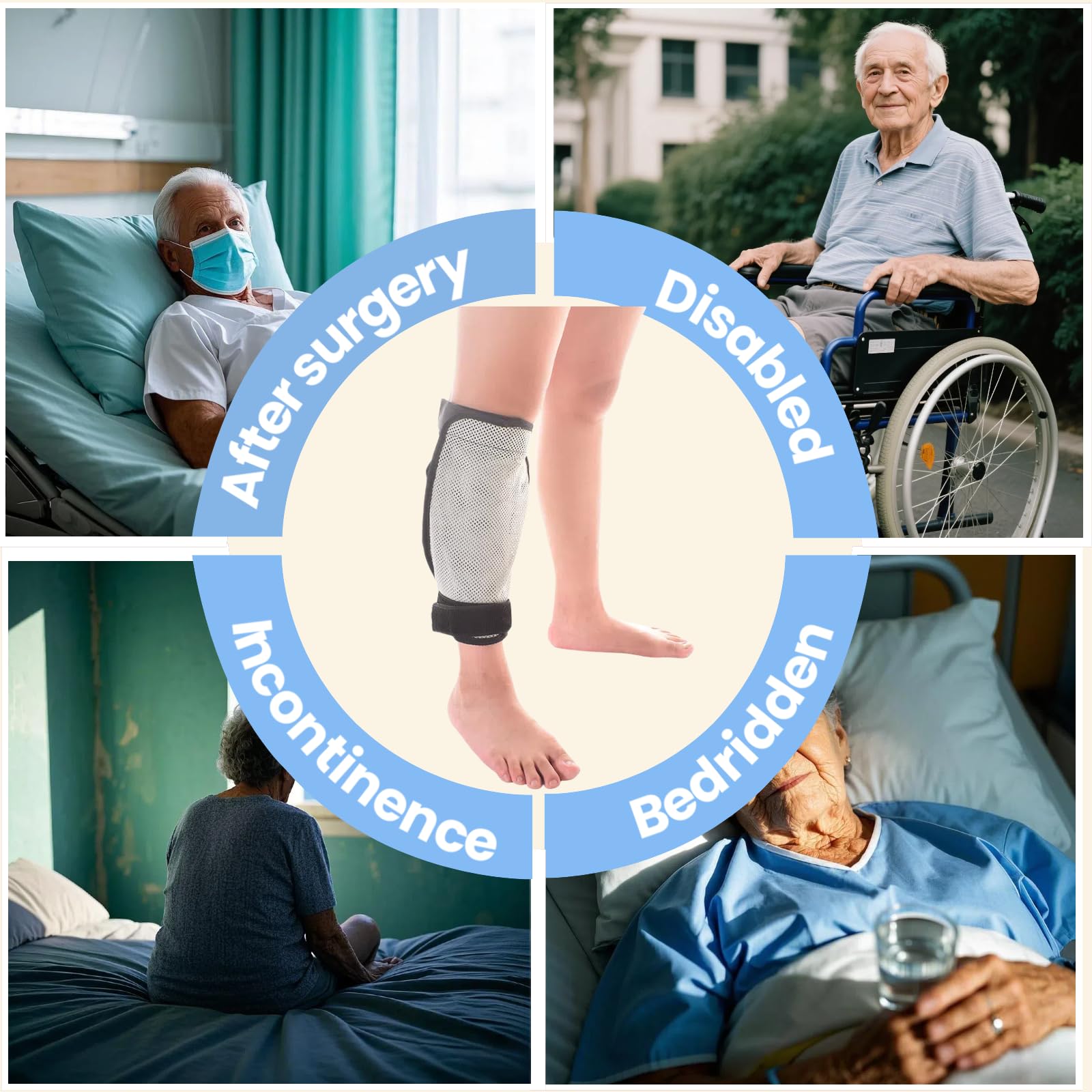 WEEOATAR mesh leg bag holder is soft, washable, and comfortable.