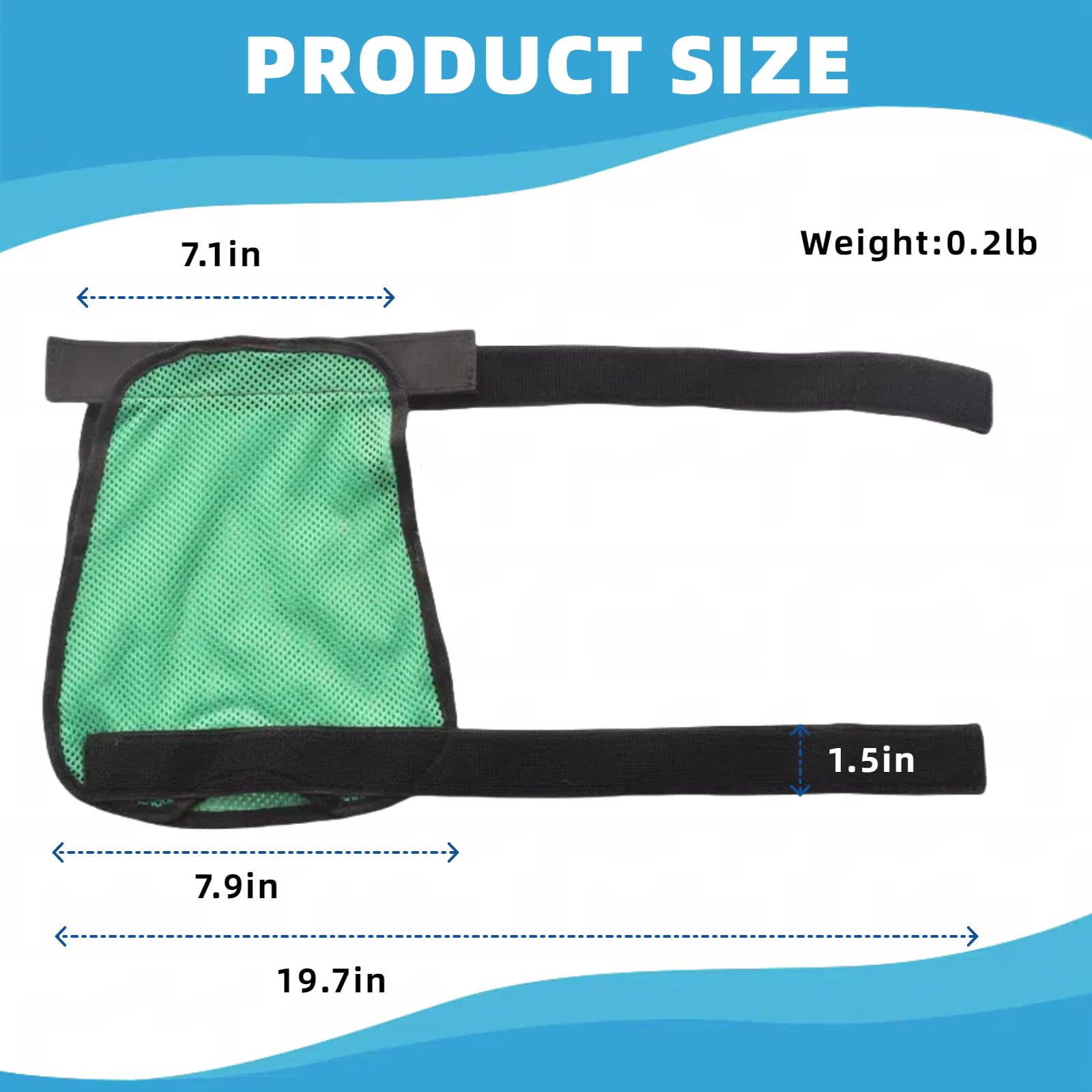WEEOATAR urine bag pocket holder offers easy bag access.