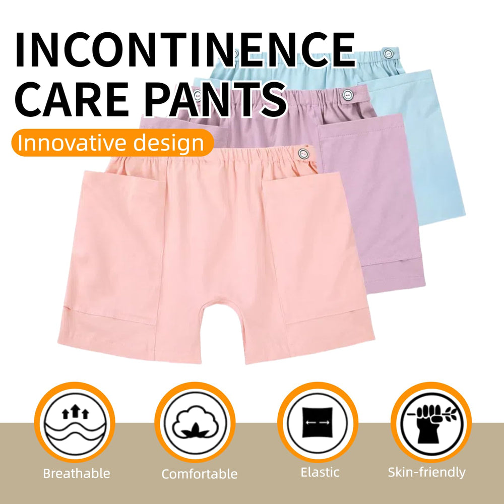 WEEOATAR ostomy pants feature dual side pockets for convenient bag storage.