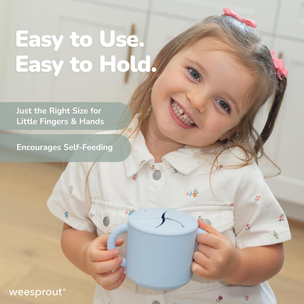 WeeSprout design supports early self-feeding from six months.