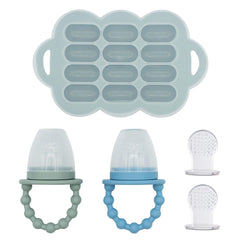 WeeSprout two silicone feeders for safe feeding and gum relief