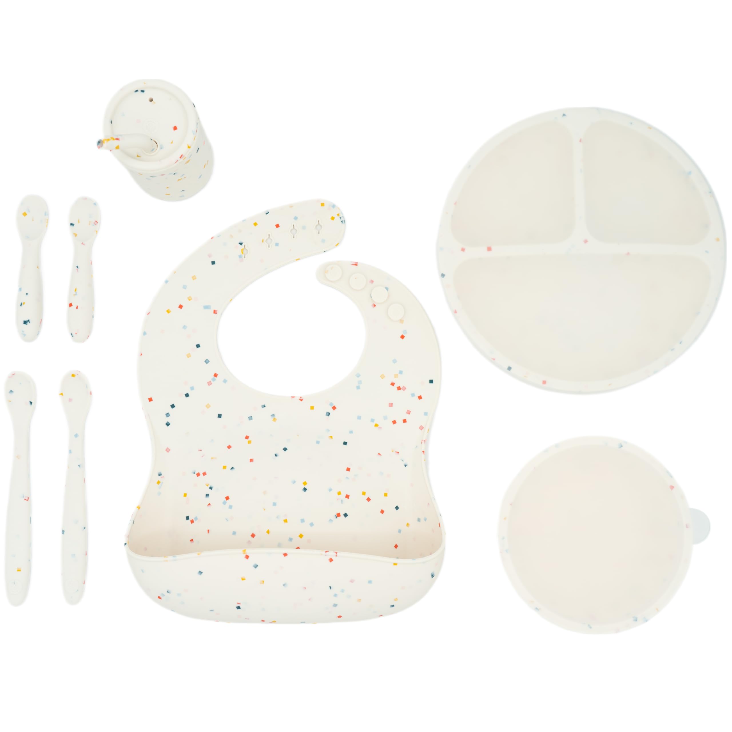 WeeSprout suction bowl with lid steadying self-feeding sessions