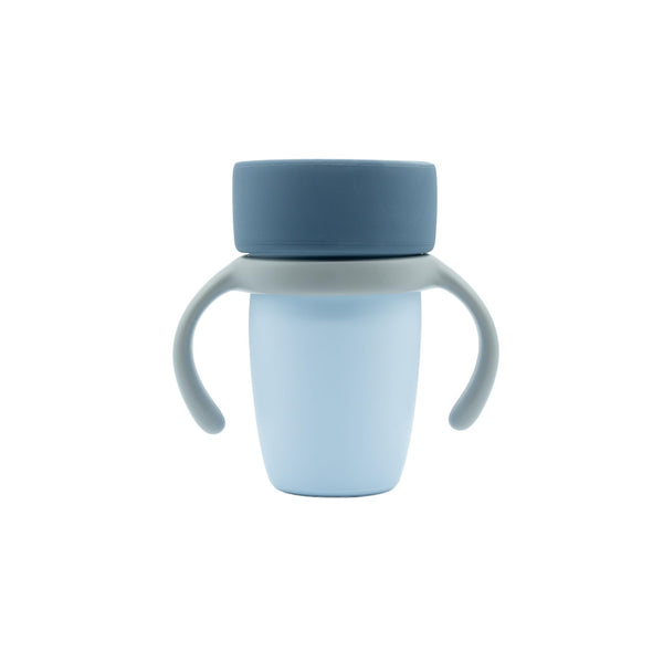 WeeSprout baby training cup with removable handles for easy grip during weaning.