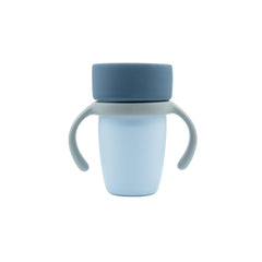 WeeSprout baby training cup with removable handles for easy grip during weaning.