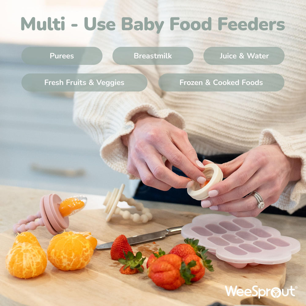 WeeSprout easy-clean-dishwasher-safe design simplifies cleaning.