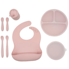 WeeSprout suction bowl with lid stabilizes meals for mess-free feeding.