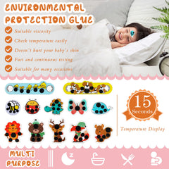 12-pack Weewooday fever indicators are ideal for home travel.