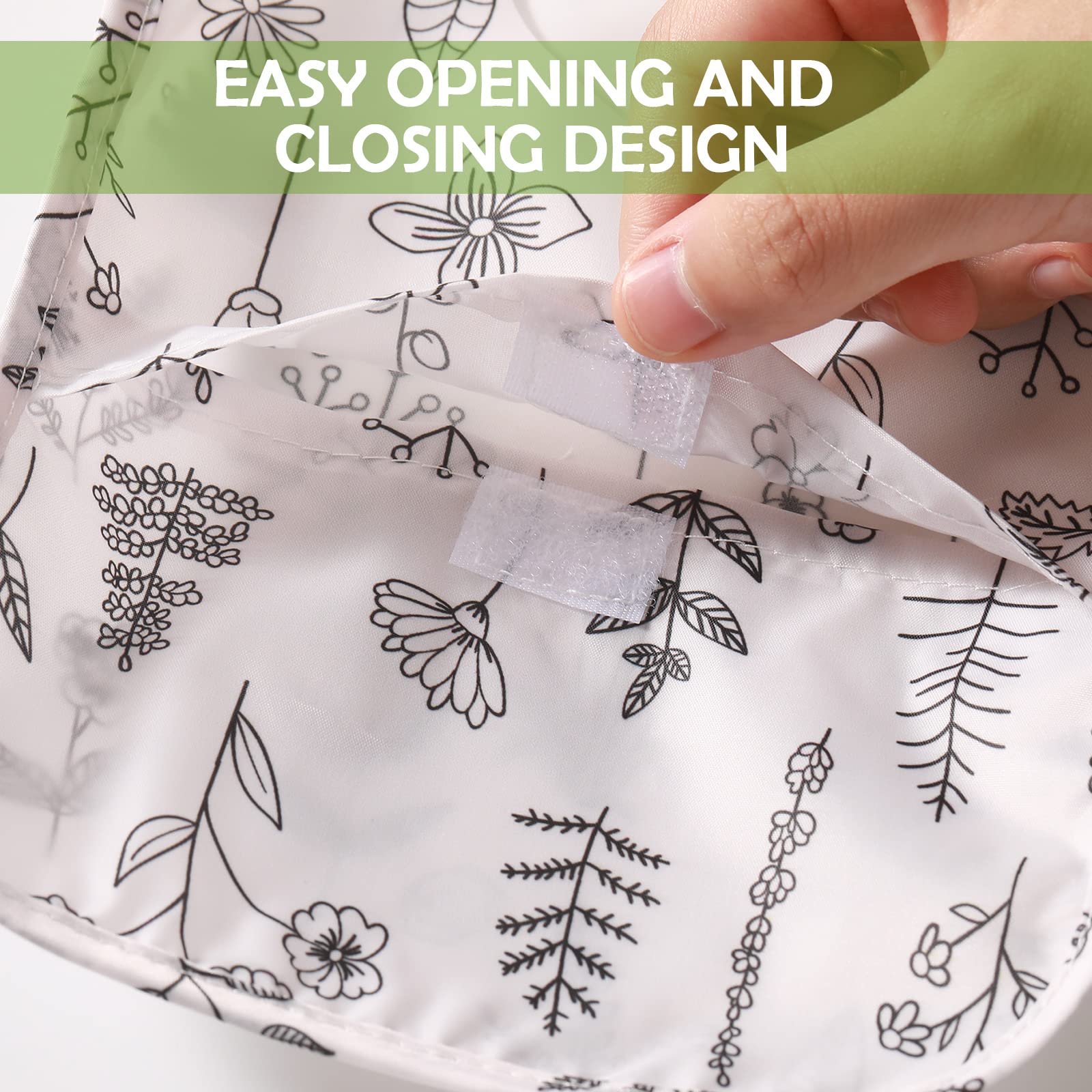 Weewooday patterned wraps add style while protecting clothing.
