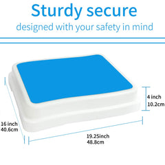 Wefaner bath step with non-slip textured surface for stable footing.