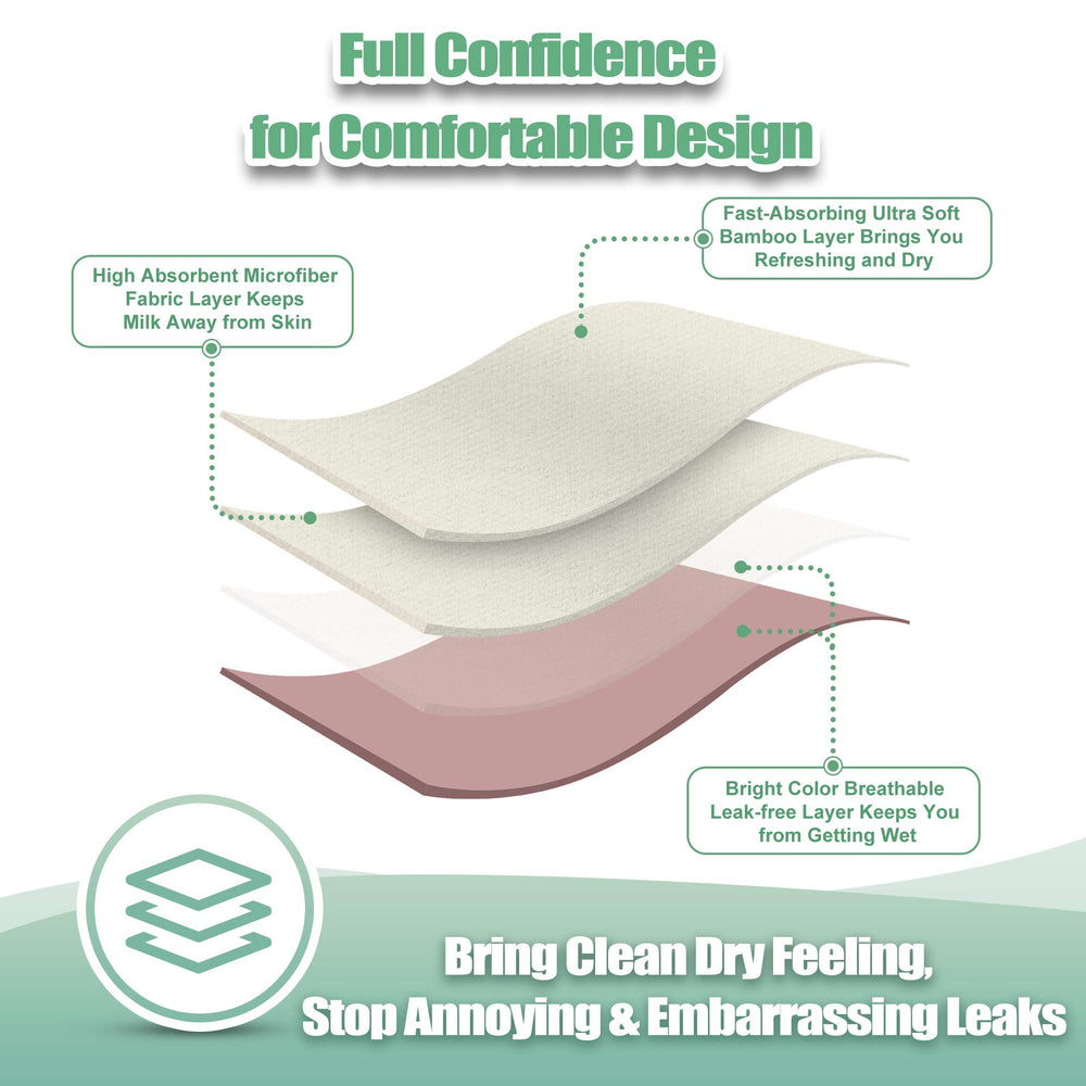 Wegreeco mild pink pads offering gentle protection under clothing.