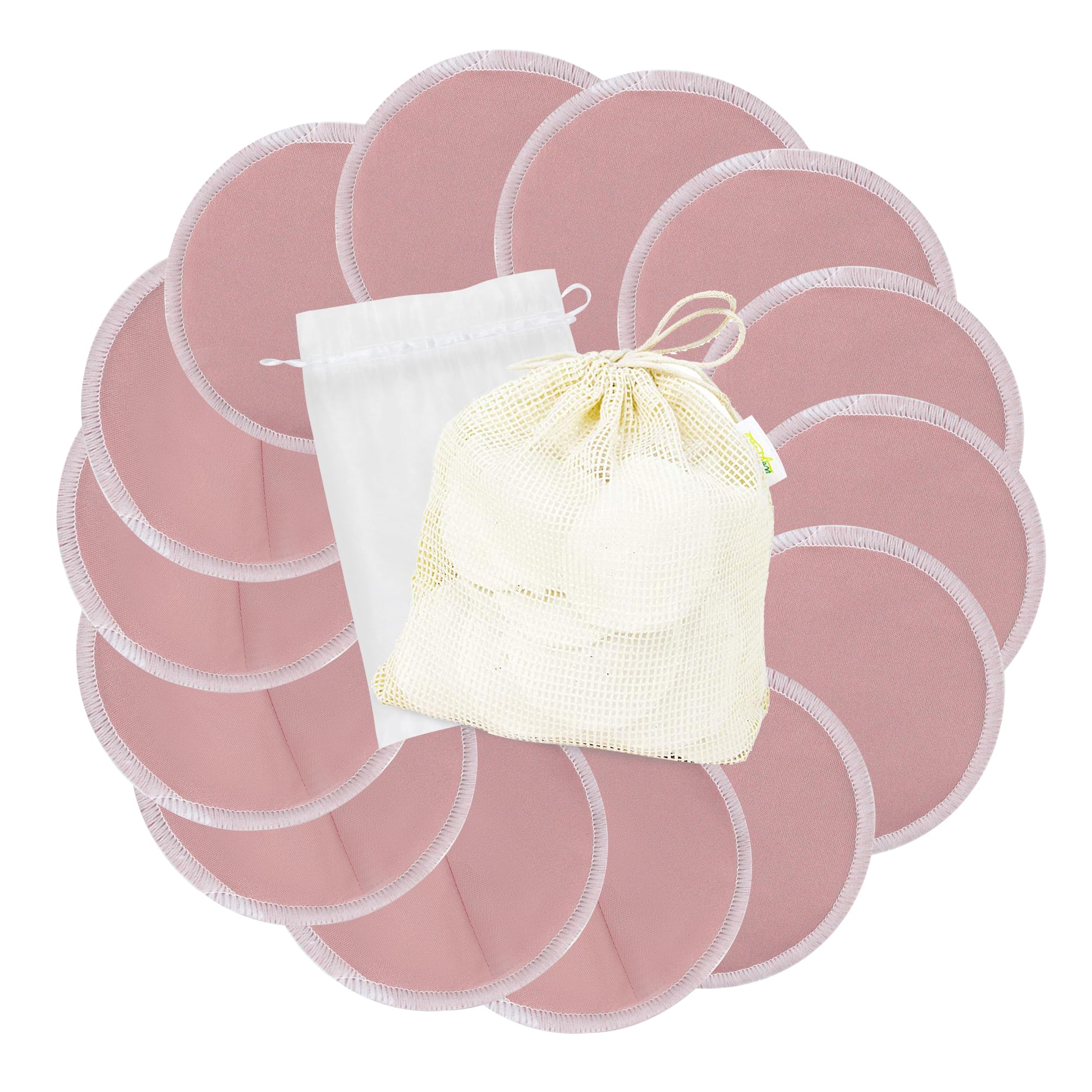 Wegreeco nursing pads 14-pack laid out for daily wear with organized storage.