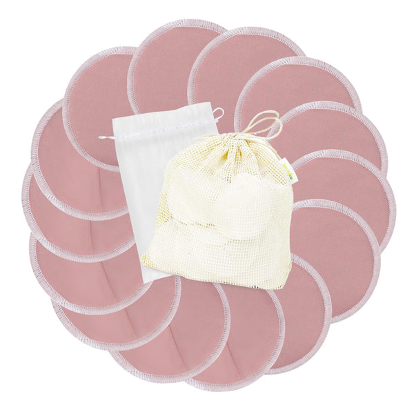 Wegreeco nursing pads 14-pack laid out for daily wear with organized storage.