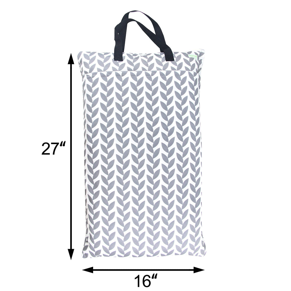 Close-up of premium PUL fabric showing leak-free lining for messy diapers.