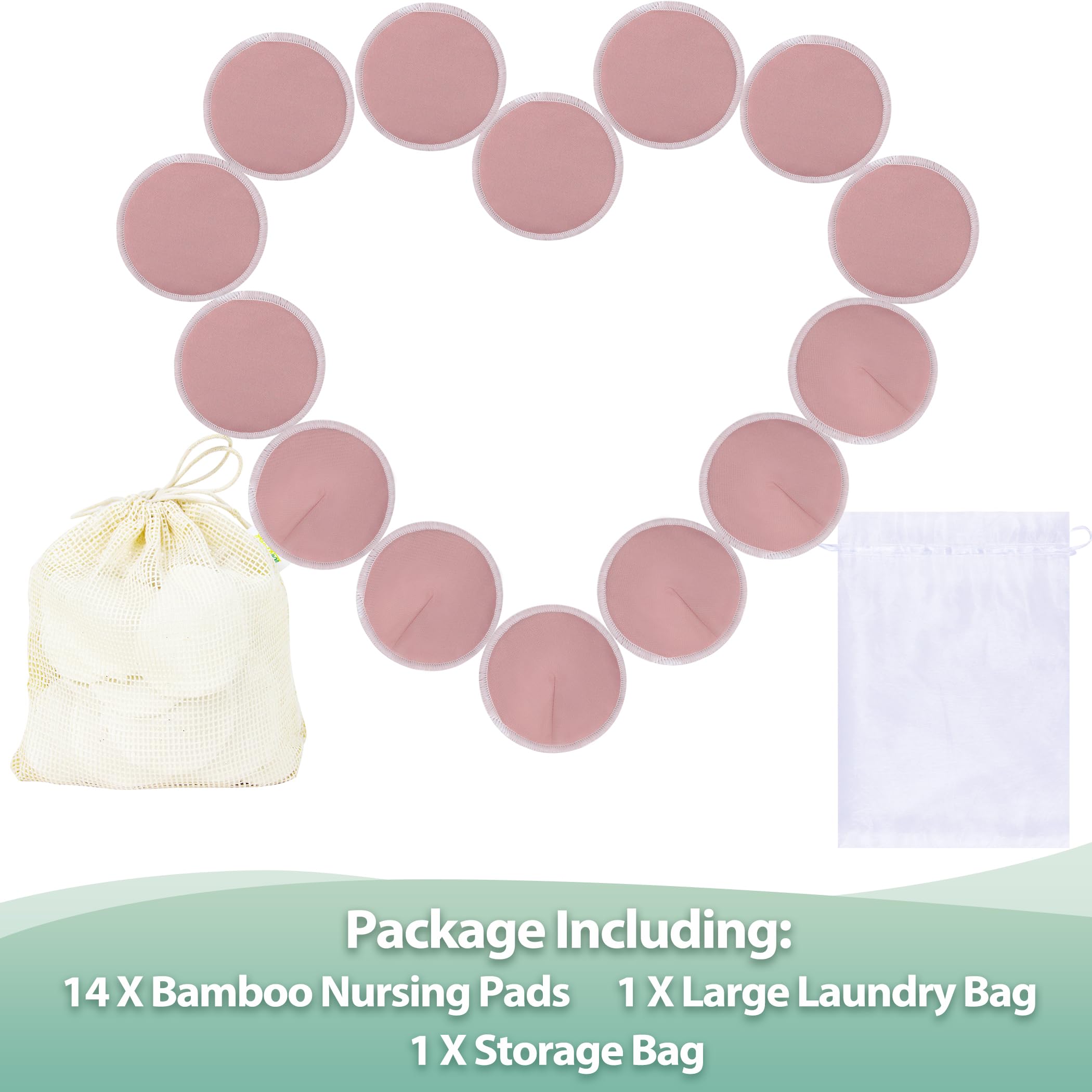 Wegreeco reusable pads with microfiber core for absorbent performance.
