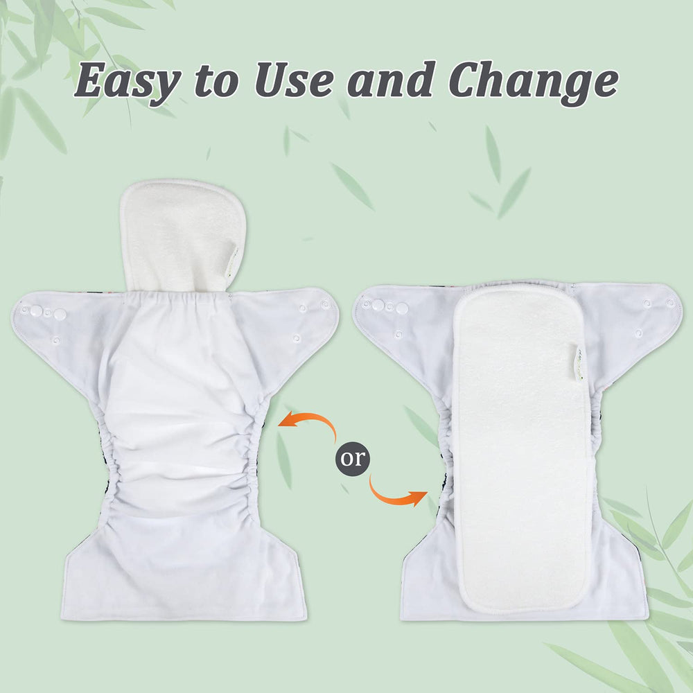 Wegreeco insert suitable from newborn to toddler growth stages.