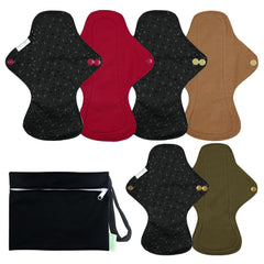 wegreeco burgundy pads close-up with non-slip silicone dots for secure wear