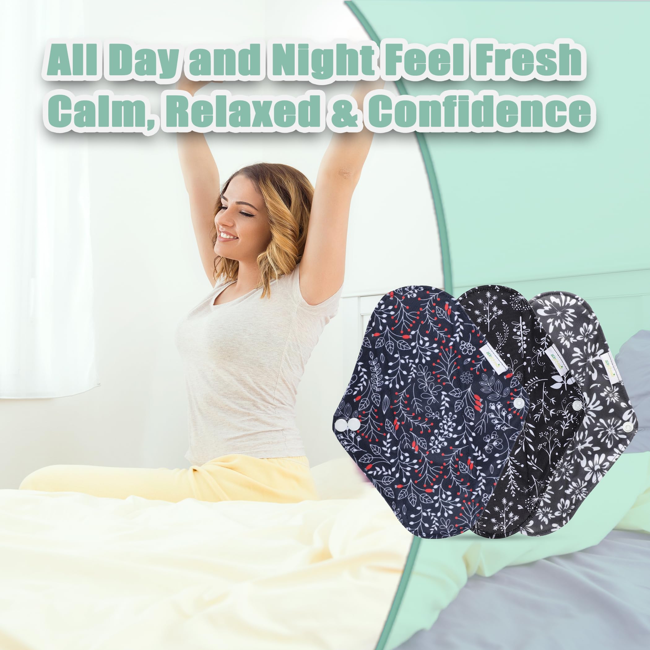 Wegreeco included cloth mini wet bag for storage on the go