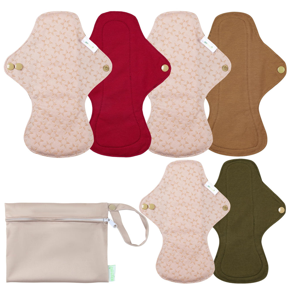 Wegreeco cloth pad inner fleece detail emphasizes soft skin contact and moisture wicking.