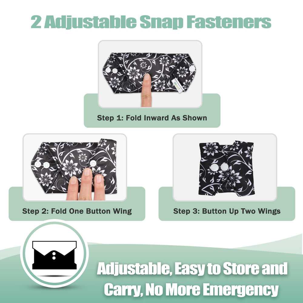 Wegreeco cloth wet bag shown for storage and travel.