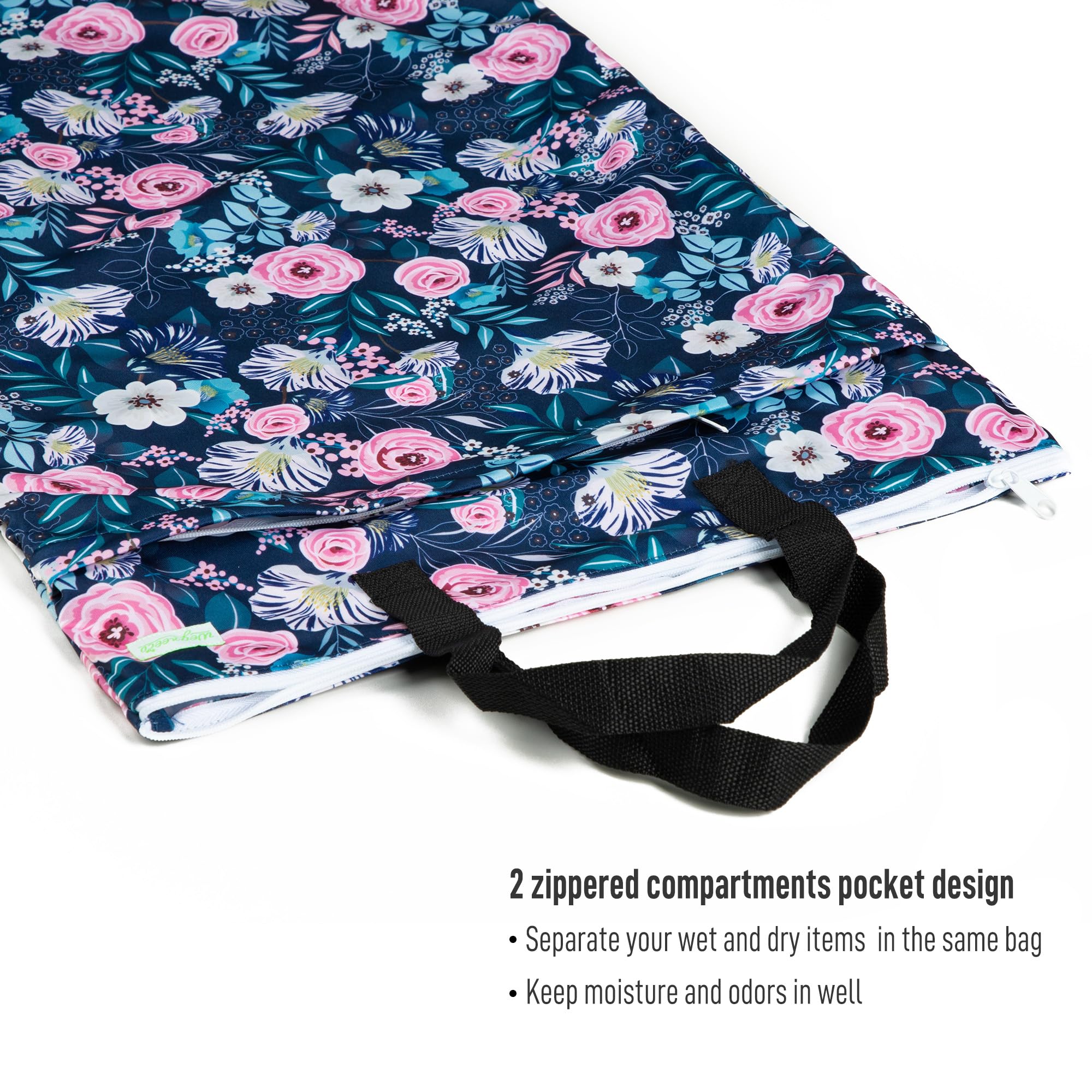 Wegreeco Flower-1 hanging bag ideal for travel and easy storage on doors.