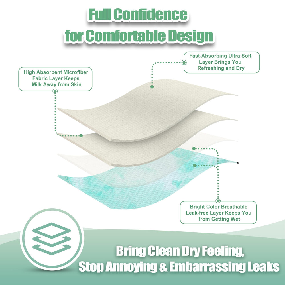 Wegreeco laundry bag for nursing pads keeps pads organized and clean